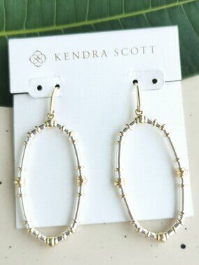 Kendra Scott Essie Open Frame Earrings Mixed Metal